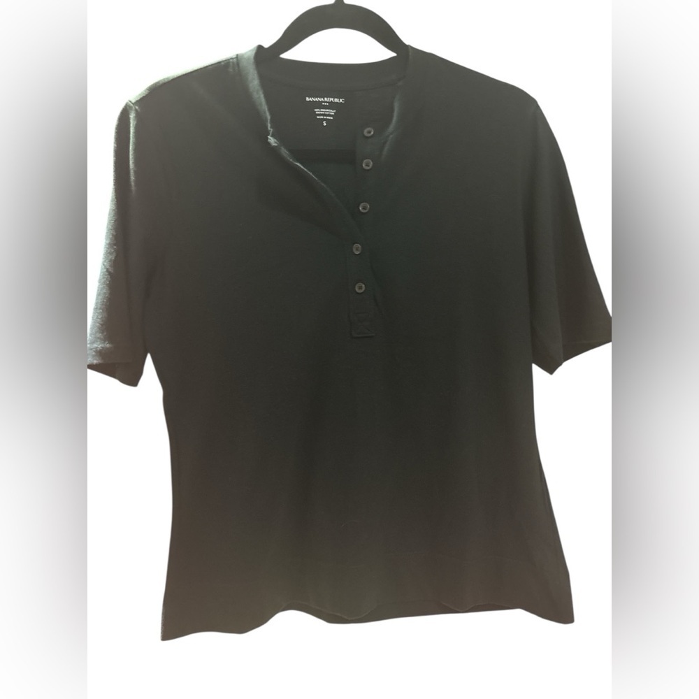 Banana Republic Black Button Down Shirt - Picture 3 of 3